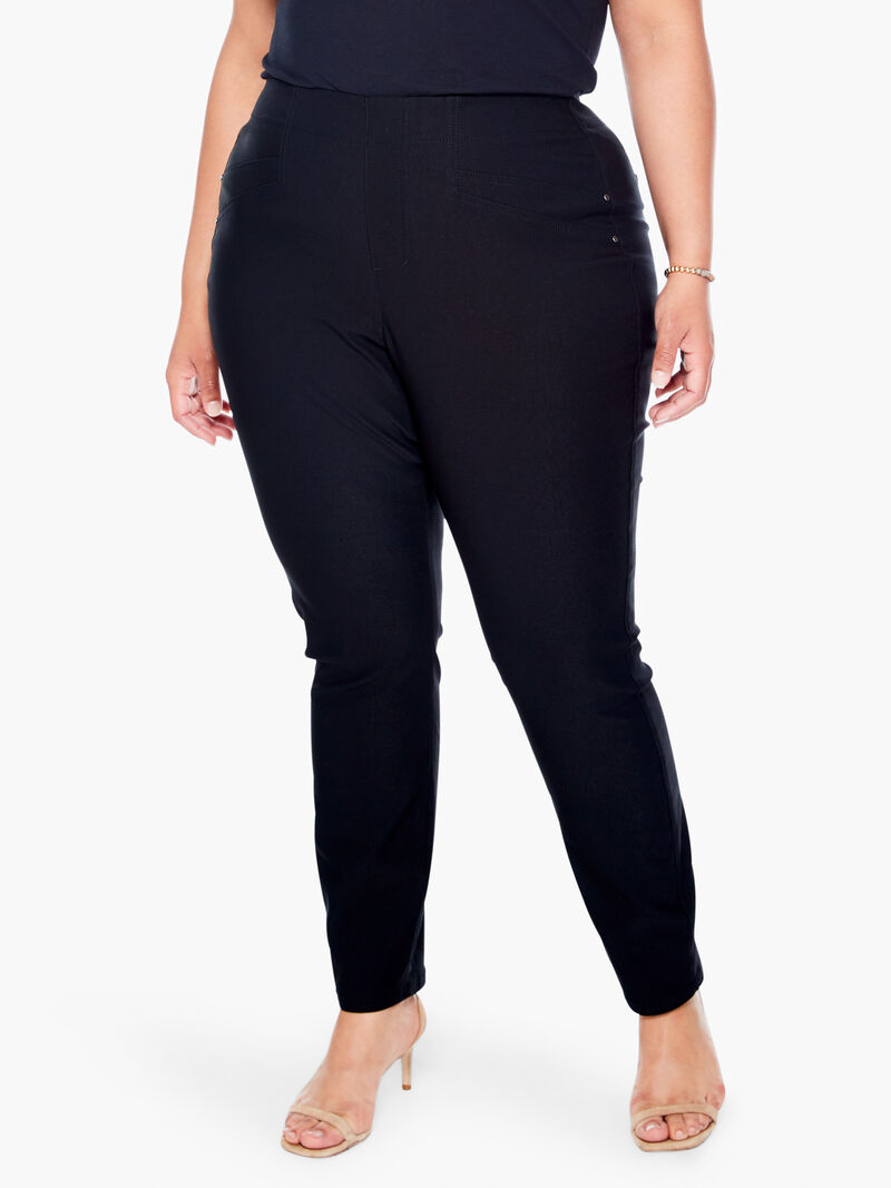 Woman Wears Wonderstretch Slim Jean image number 1
