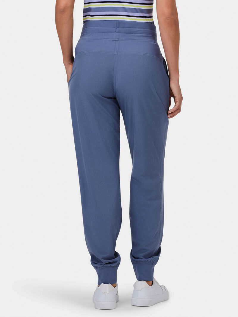 Woman Wears Tech Stretch Ruched Jogger image number 2