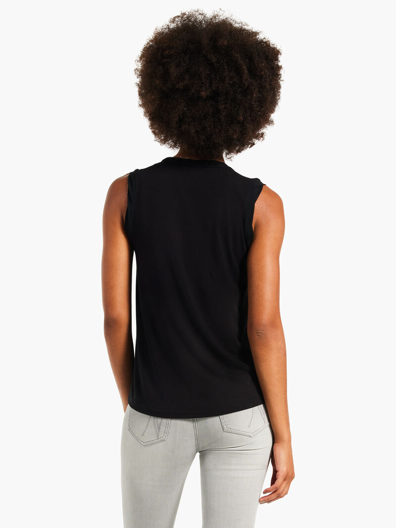 Woman Wears Date Night Drape Tank image number 2