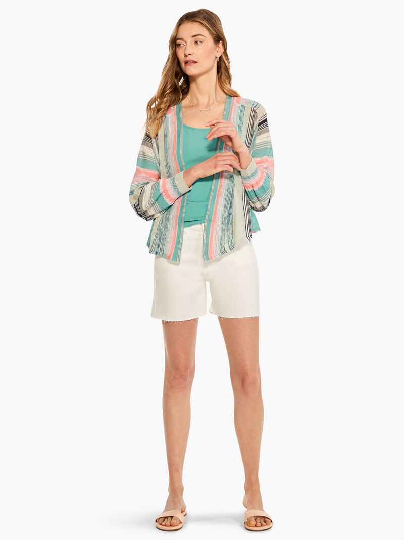 Woman Wears Summer Spacedye Cardigan image number 3