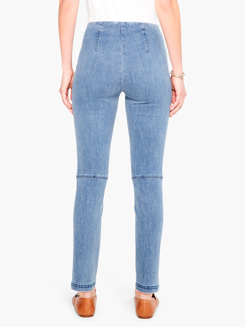 Woman Wears Seams All Day Slim Jean image number 2