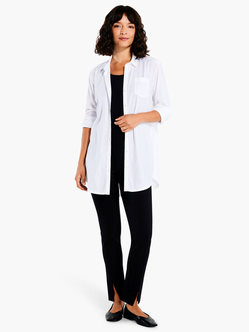 Woman Wears 26" Ponte Ankle Legging image number 3