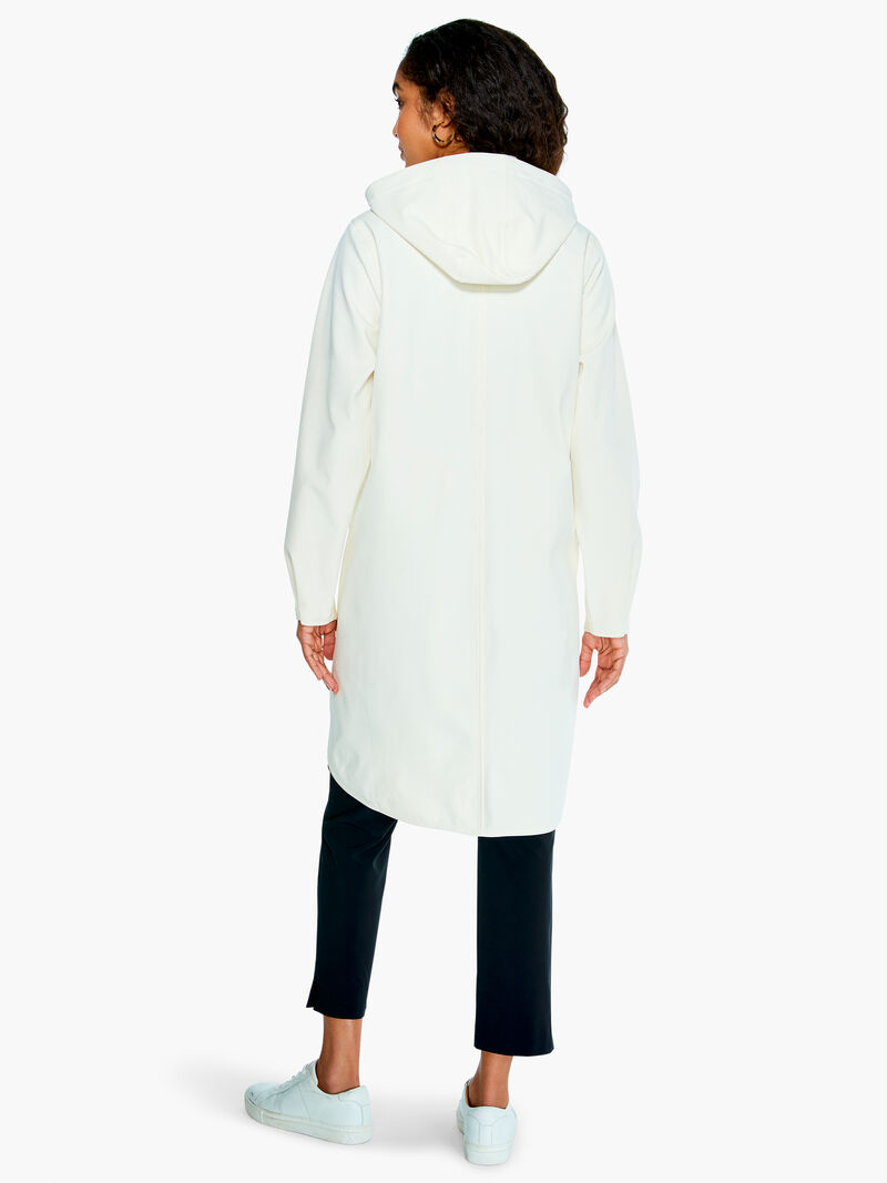 Woman Wears Ilse Jacobsen Fleece Lined Raincoat image number 2