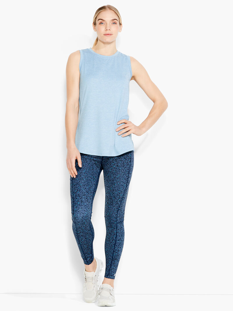 Woman Wears Flowfit Pleat Back Tank image number 3