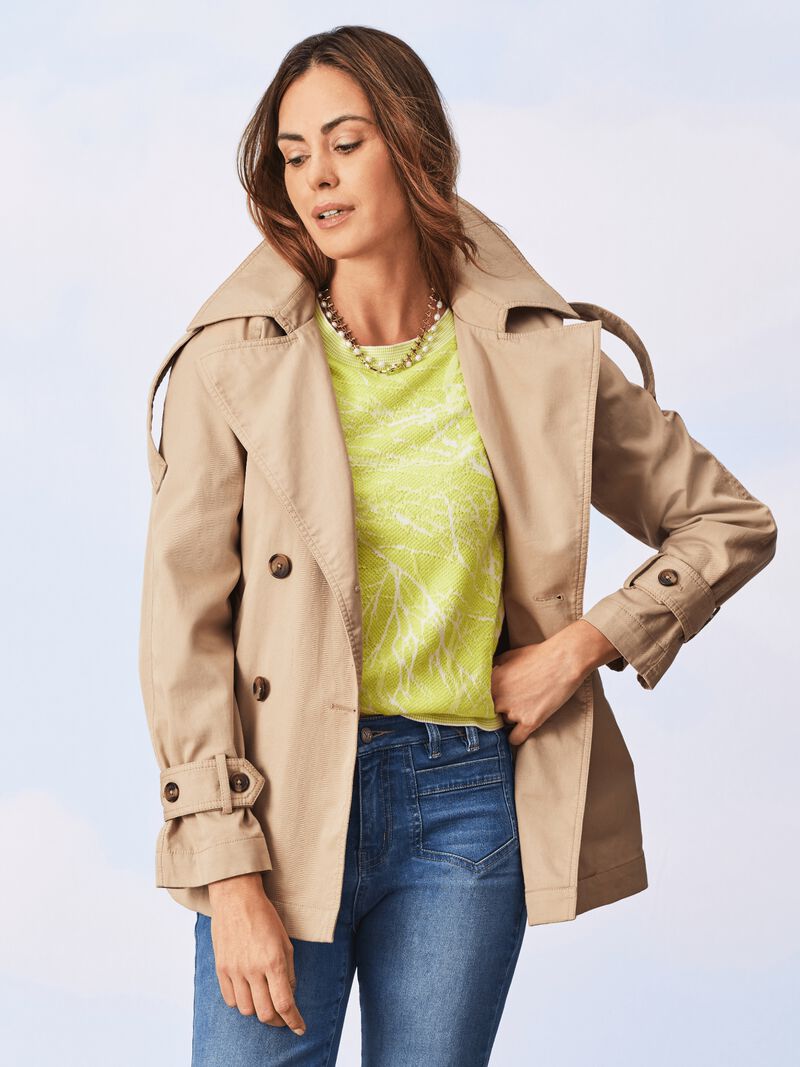 Woman Wears Femme Trench Coat image number 0