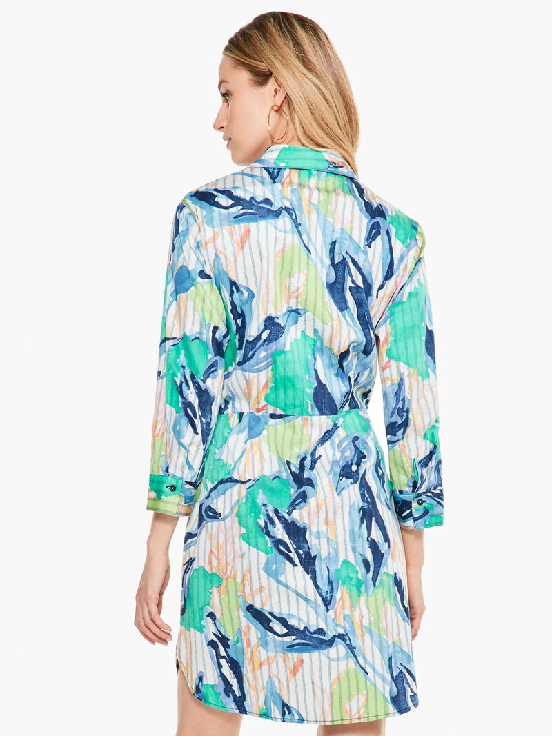 Woman Wears Scribble Vines Dress image number 2
