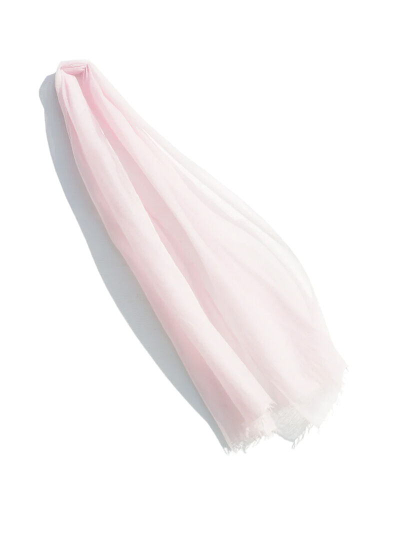 Woman Wears Meg Cohen - Cashmere Whisper Weight Scarf image number 0