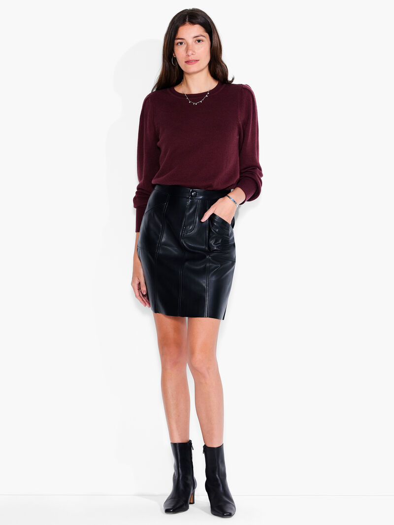 Faux Leather Slim Skirtimage number 1