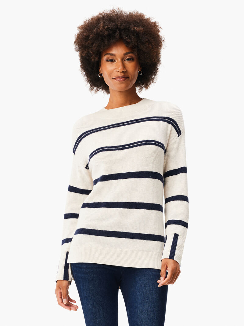 Woman Wears Opposites Attract Sweater image number 1