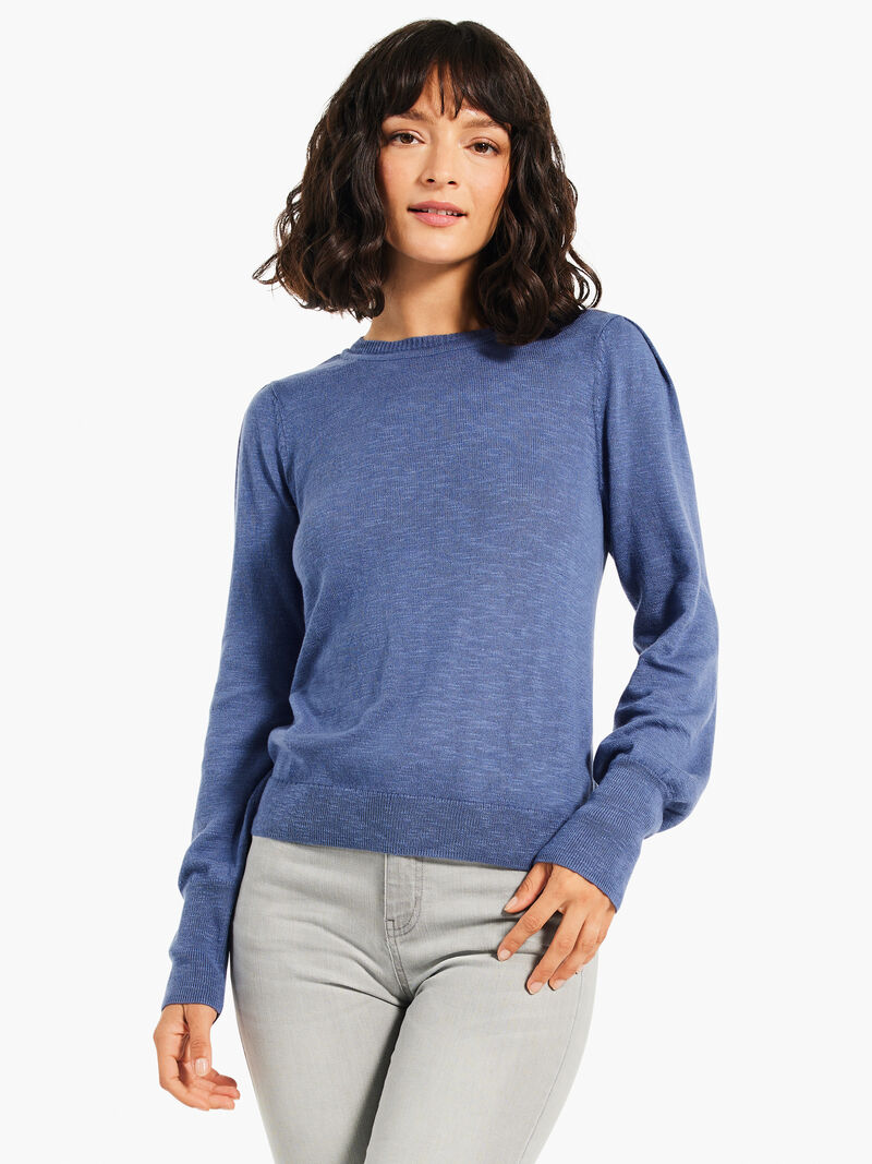 Woman Wears Femme Sleeve Sweater image number 0