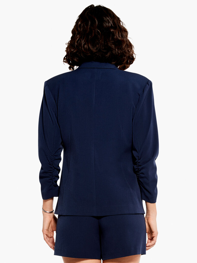 Woman Wears Scrunch Sleeve Avenue Jacket image number 3
