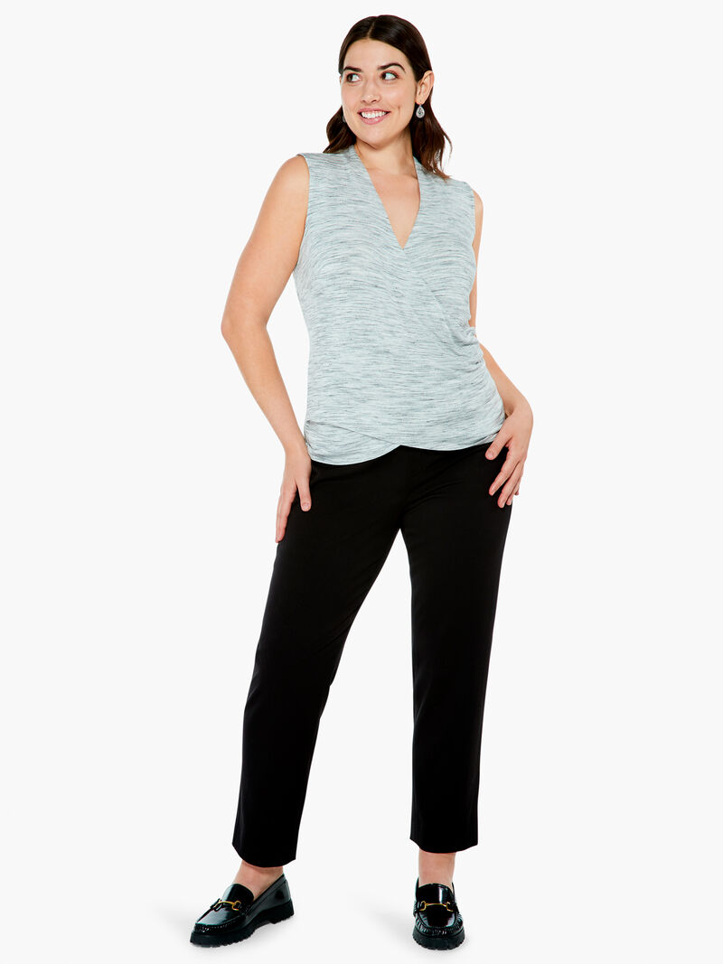 Woman Wears Spacedye Wrap Tank image number 3