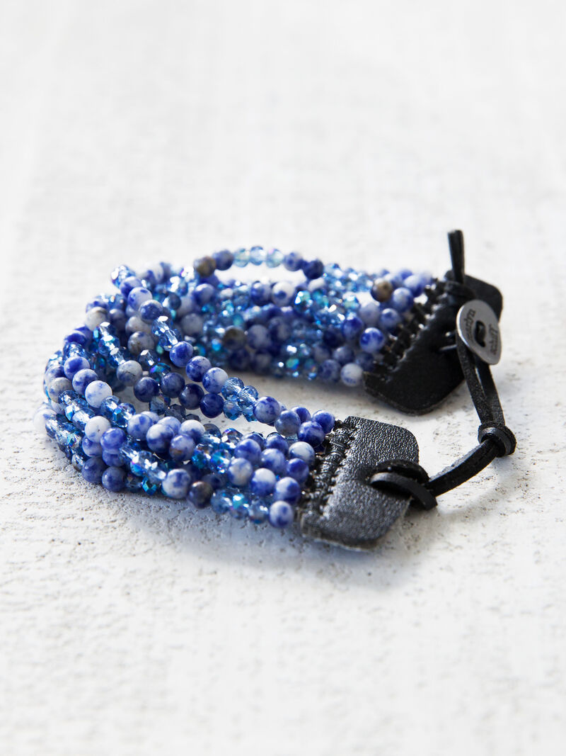 Woman Wears Marlyn Schiff Beaded Strand Bracelet image number 0