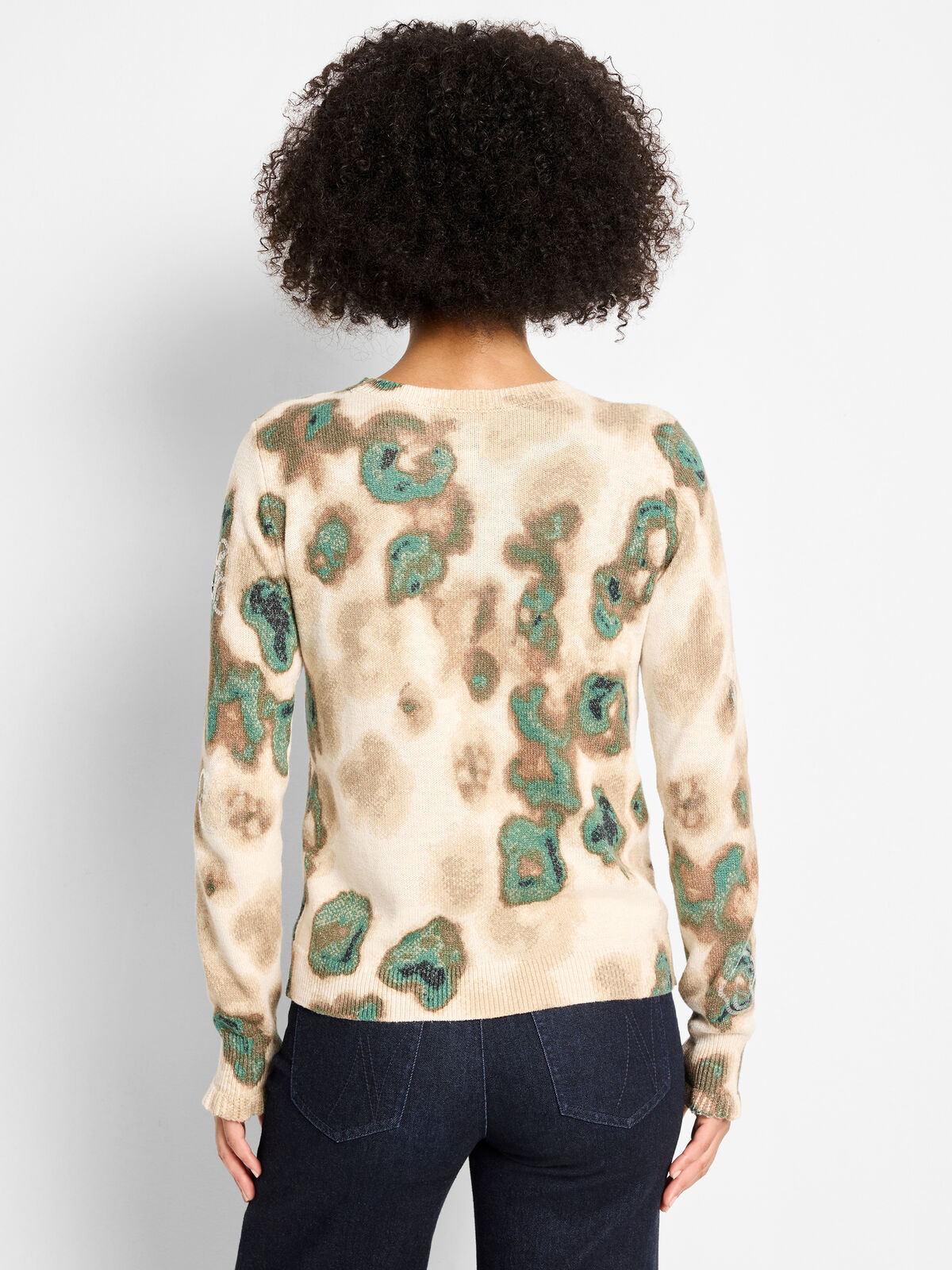 Camo Shine Sweater