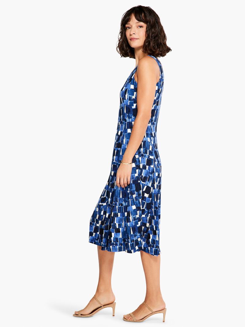 Woman Wears Artist Blocks Dress image number 1