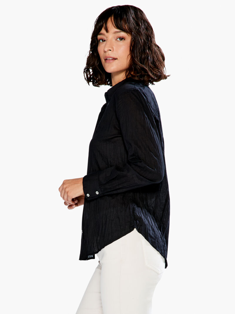 Woman Wears Crinkle Shirt image number 2