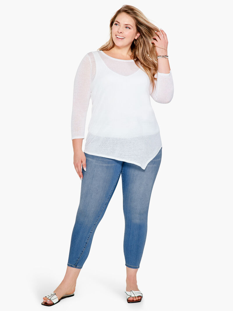 Woman Wears Featherweight Angle Sweater image number 4