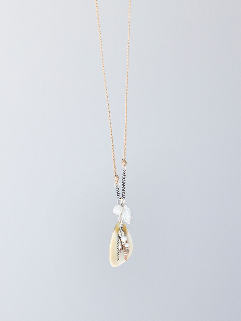 Woman Wears Chan Luu Mix Charm Necklace image number 0