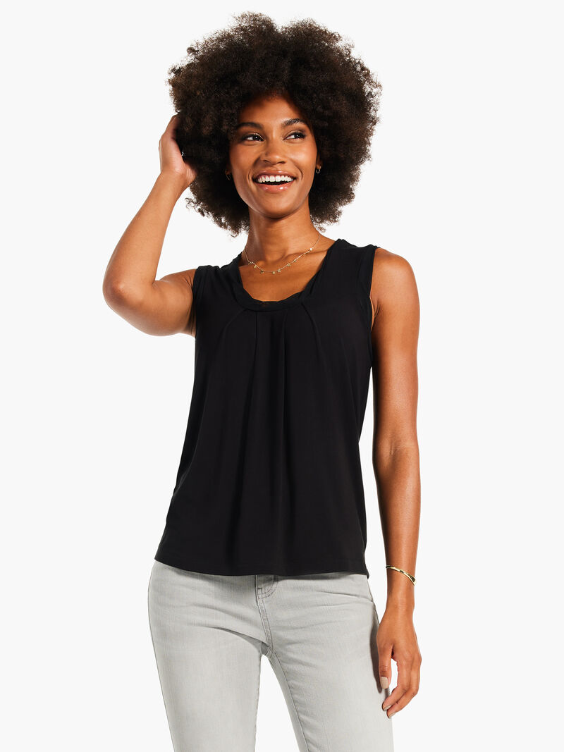 Woman Wears Date Night Drape Tank image number 0