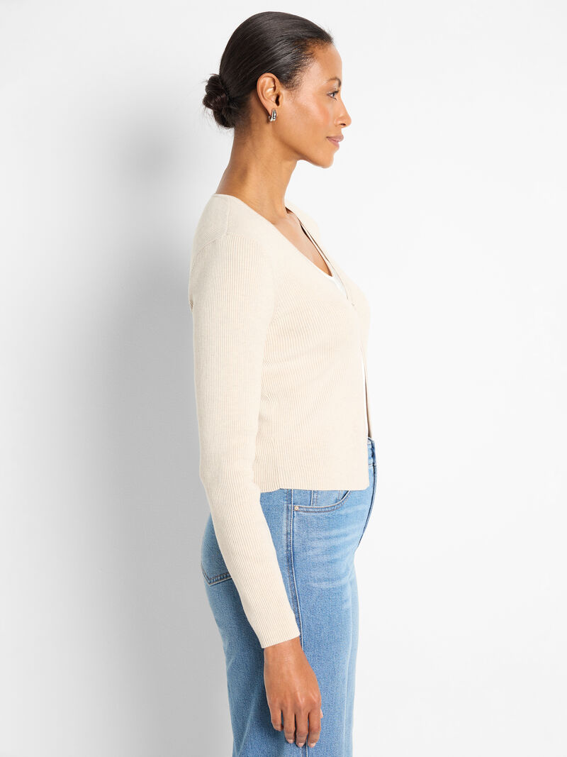 Woman Wears Cool Nights Cardigan image number 2