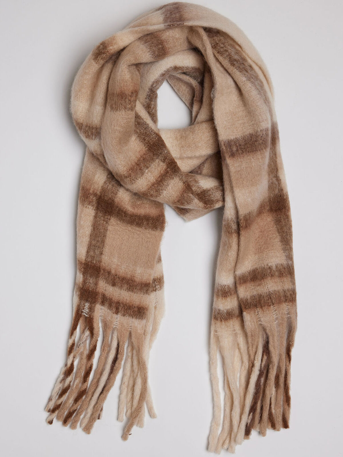 Hat Attack - Cozy Plaid Scarf
