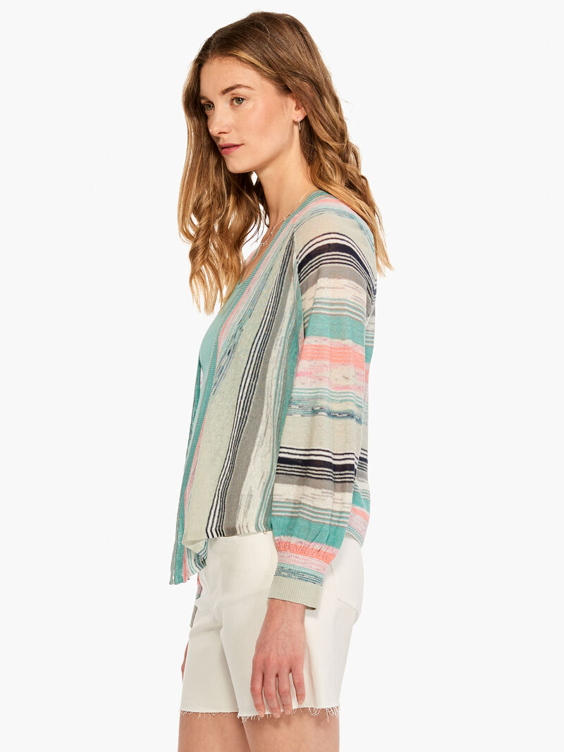 Woman Wears Summer Spacedye Cardigan image number 1