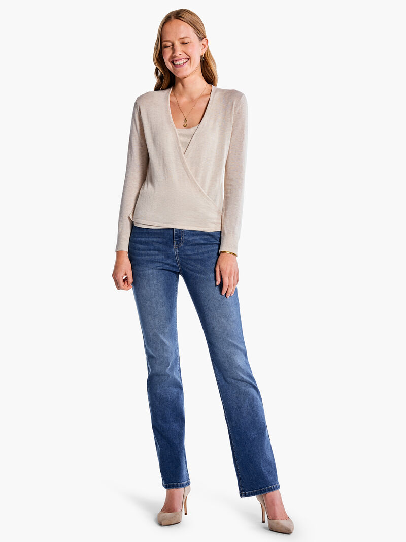 Woman Wears All Year 4-Way Cardigan image number 4