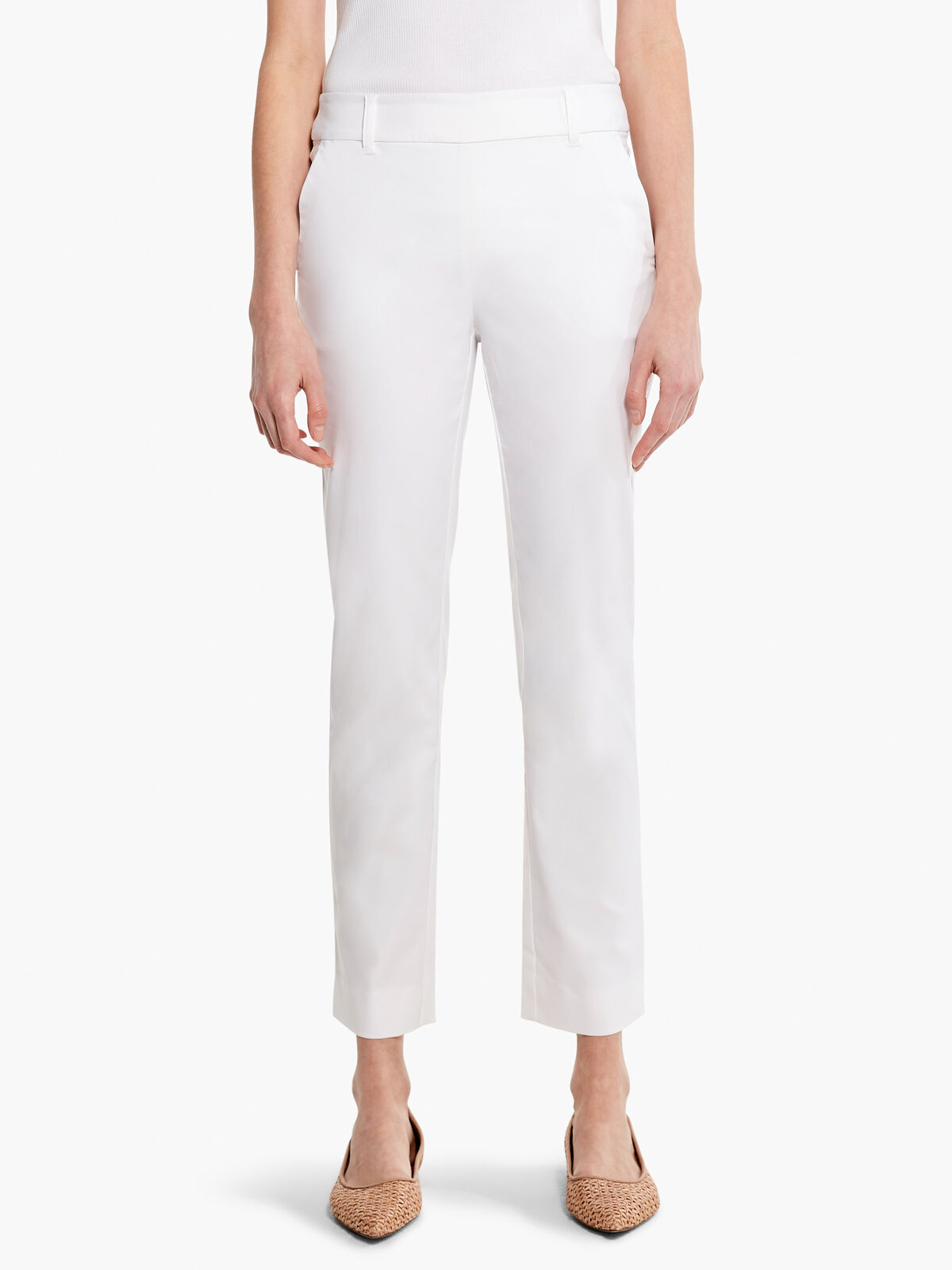 Polished Wonderstretch Straight Ankle Pant