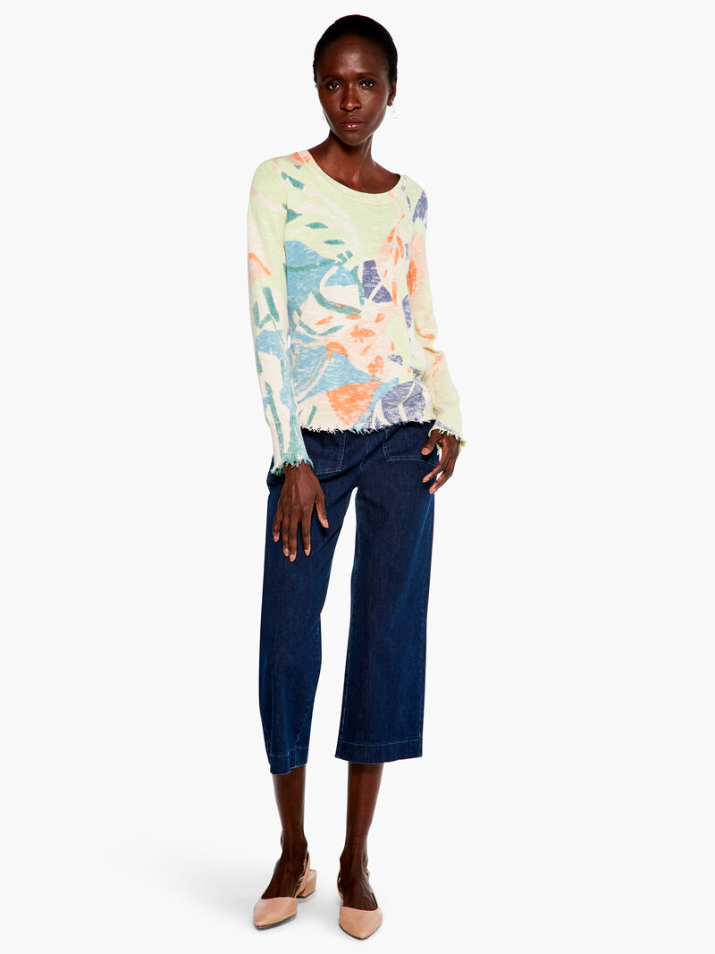 Woman Wears Soft Meadow Sweater image number 3