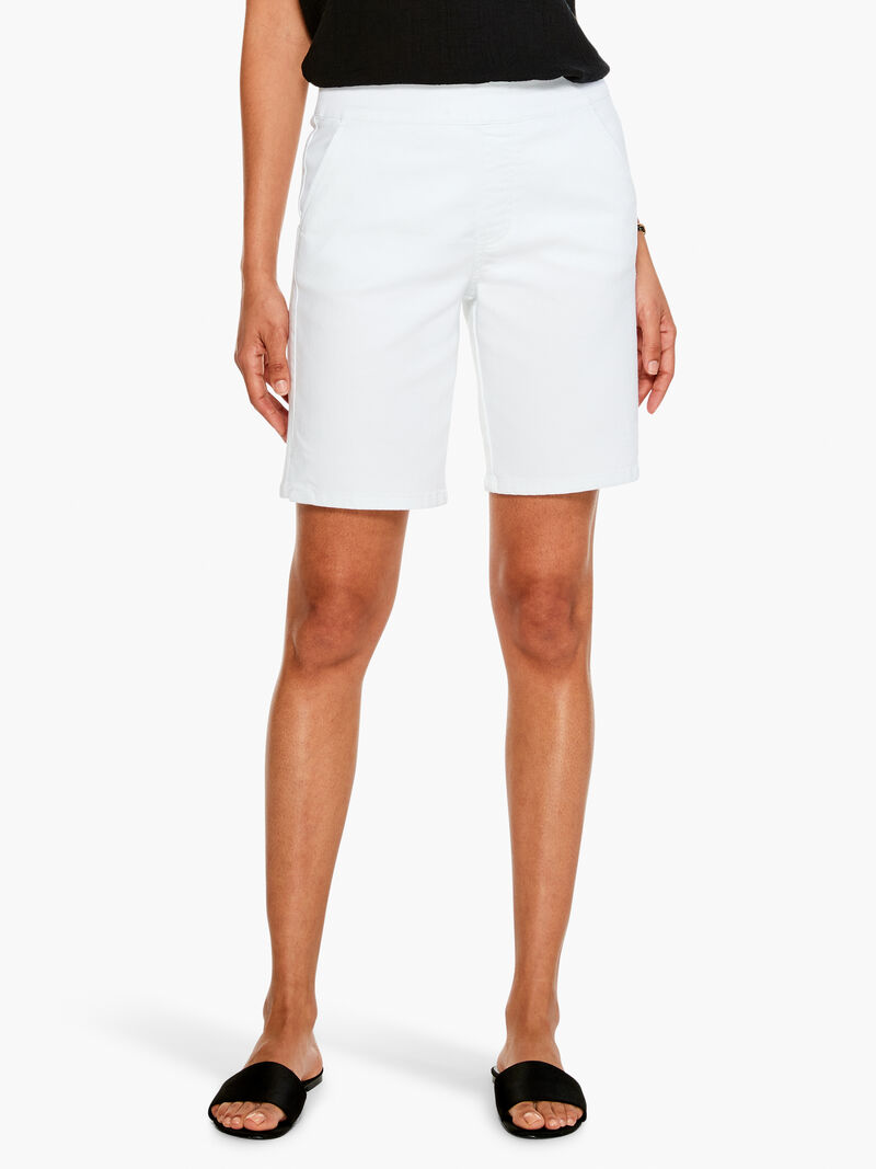 Woman Wears 9" All Day Denim Short image number 0
