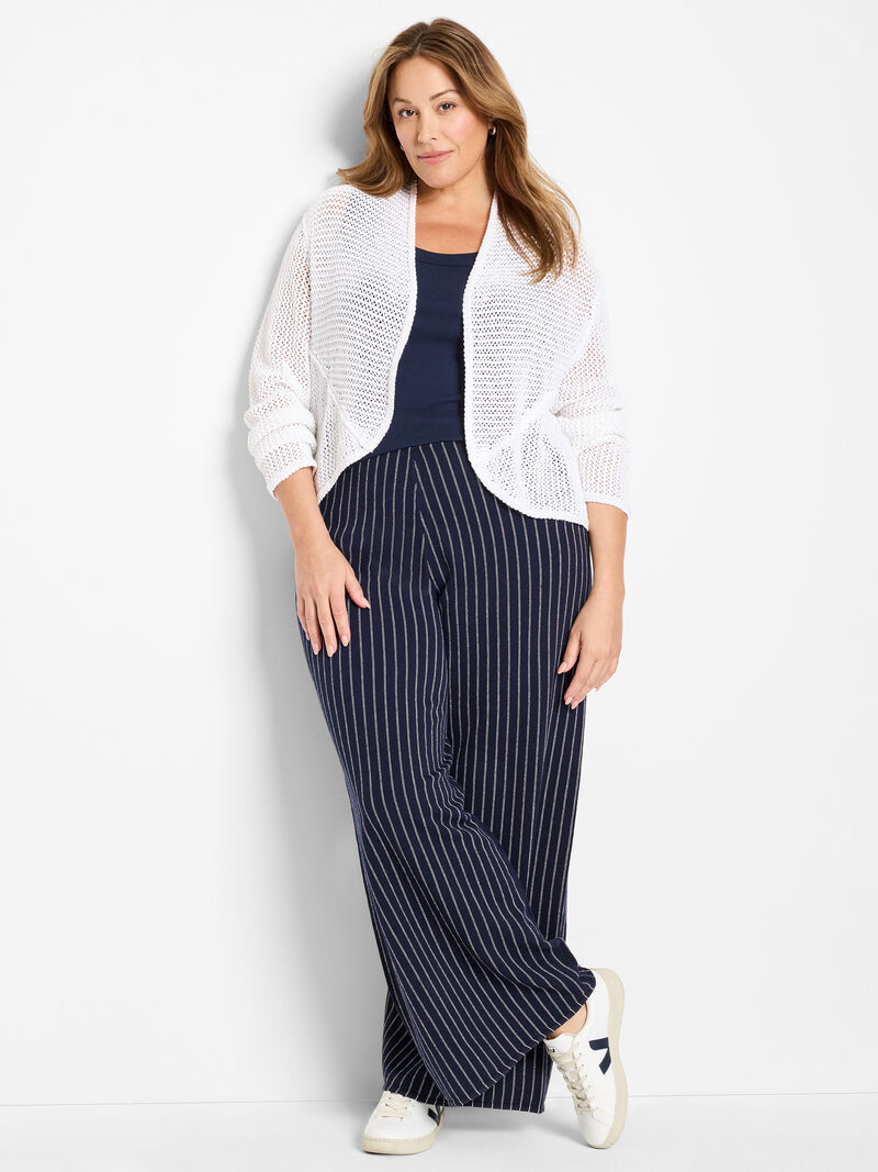 Mesh Cocoon Cardigan