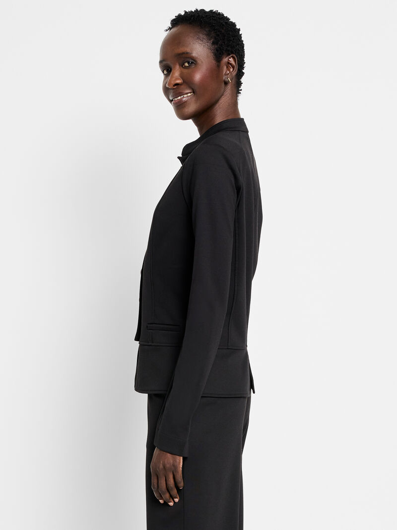 Woman Wears Femme Knit Jacket image number 3