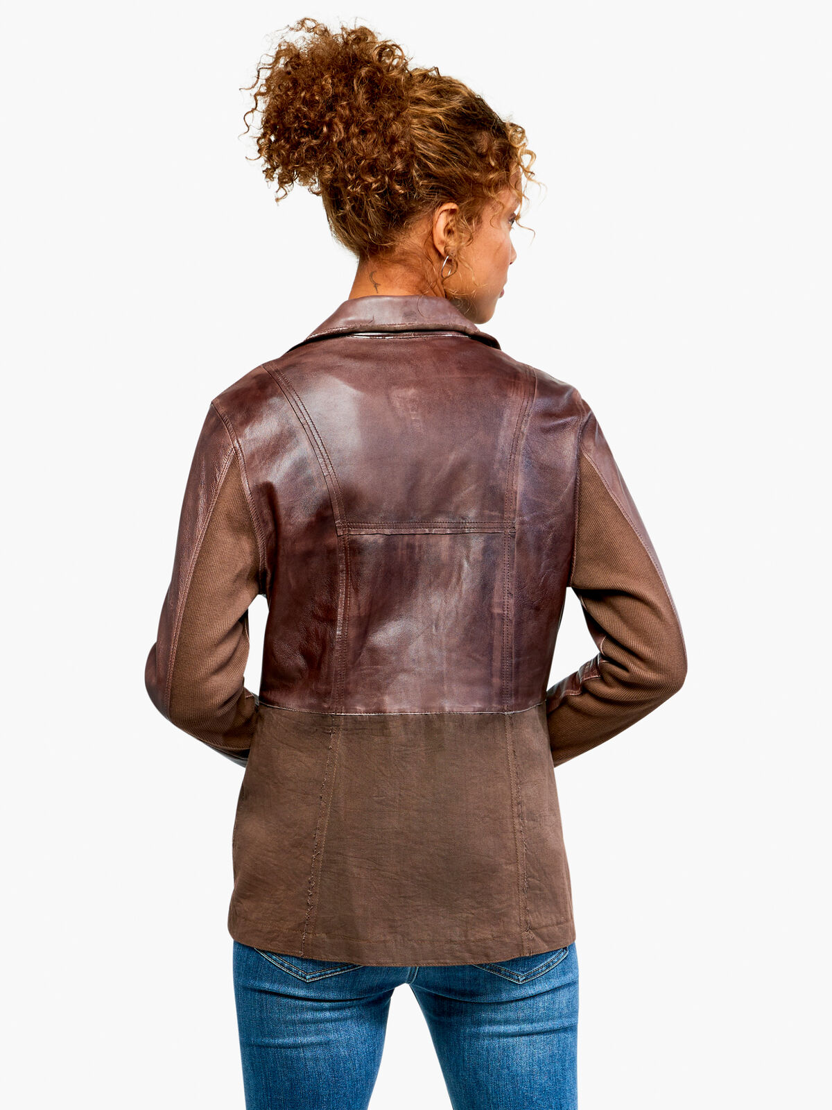 Lindsay Patina Leather Jacket