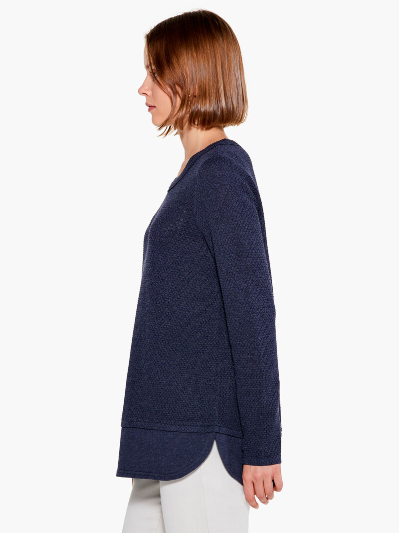 Waffle Vital Crew Neck Sweater
