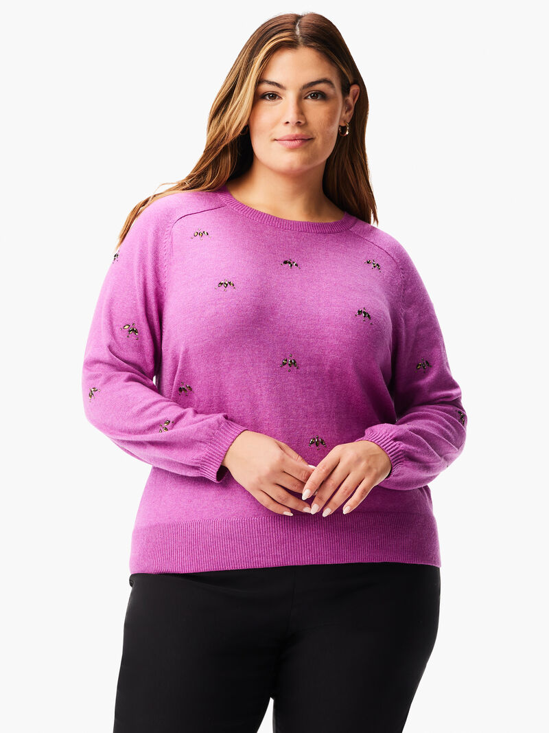 Woman Wears Hidden Gems Sweater image number 0