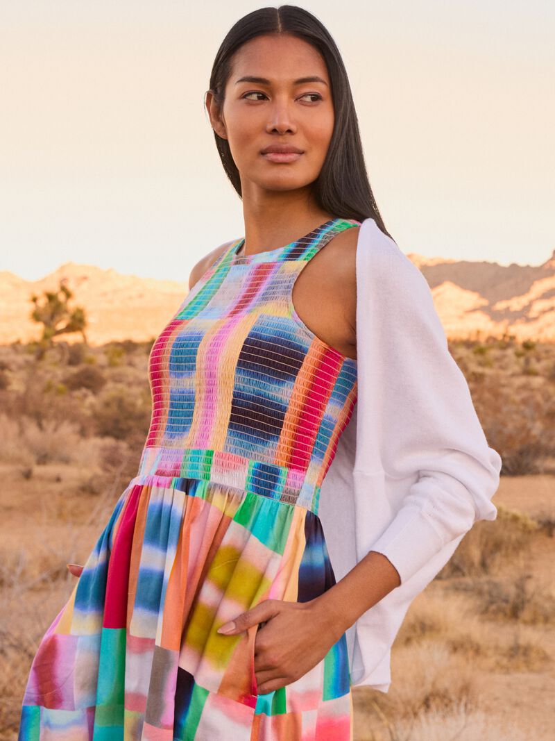 Cotton Cashmere Shrug Cardigan