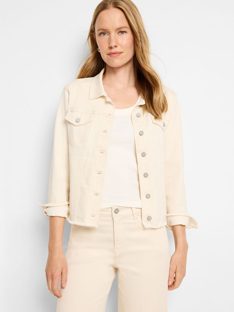 Woman Wears Essential Denim Jacket image number 4