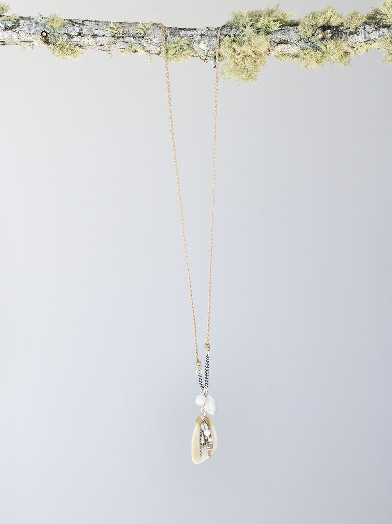 Woman Wears Chan Luu Mix Charm Necklace image number 1