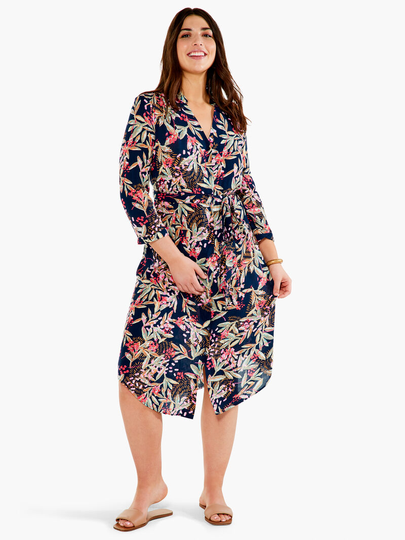 Woman Wears Cherry Blossom Dress image number 0