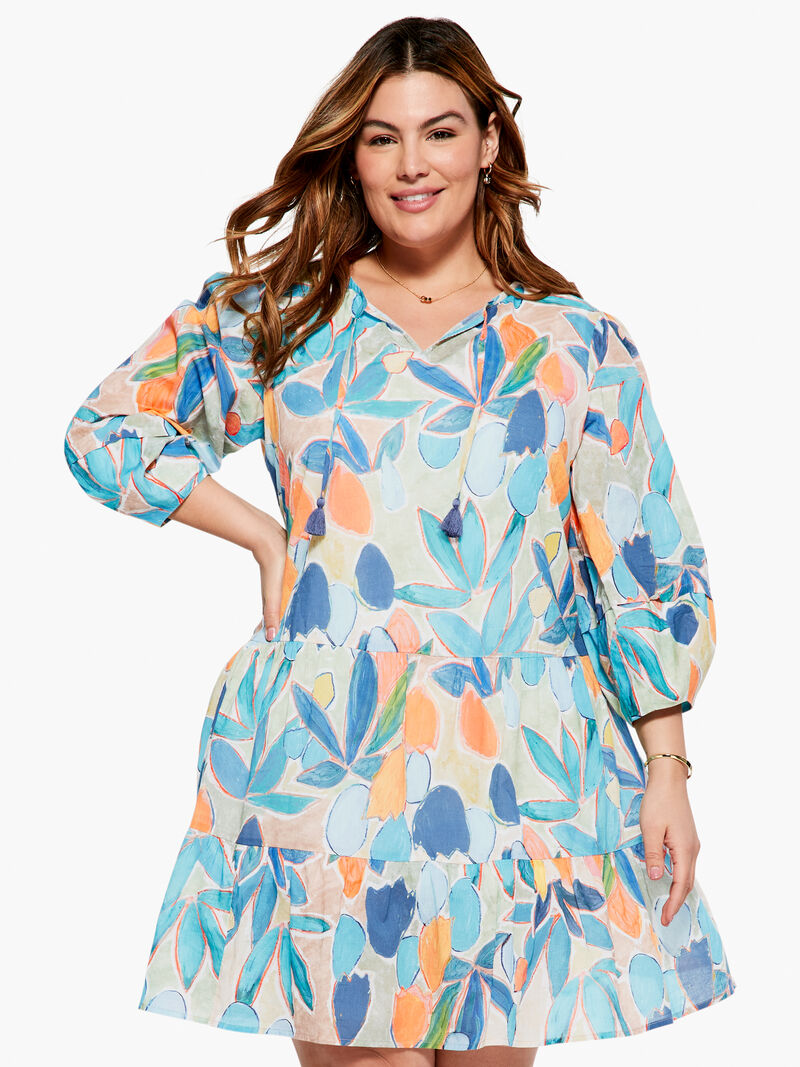 Woman Wears Citrus Grove Dress image number 0