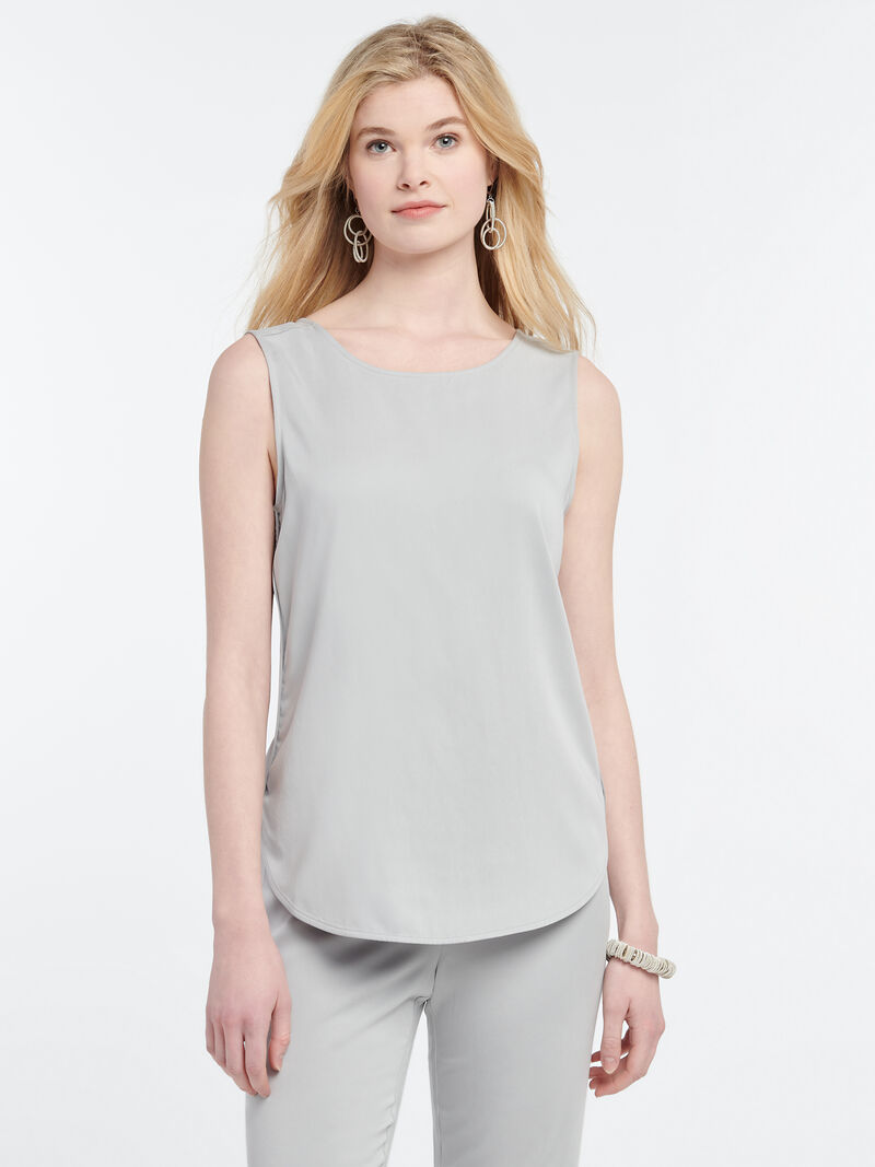 Woman Wears Sleek Tank image number 0