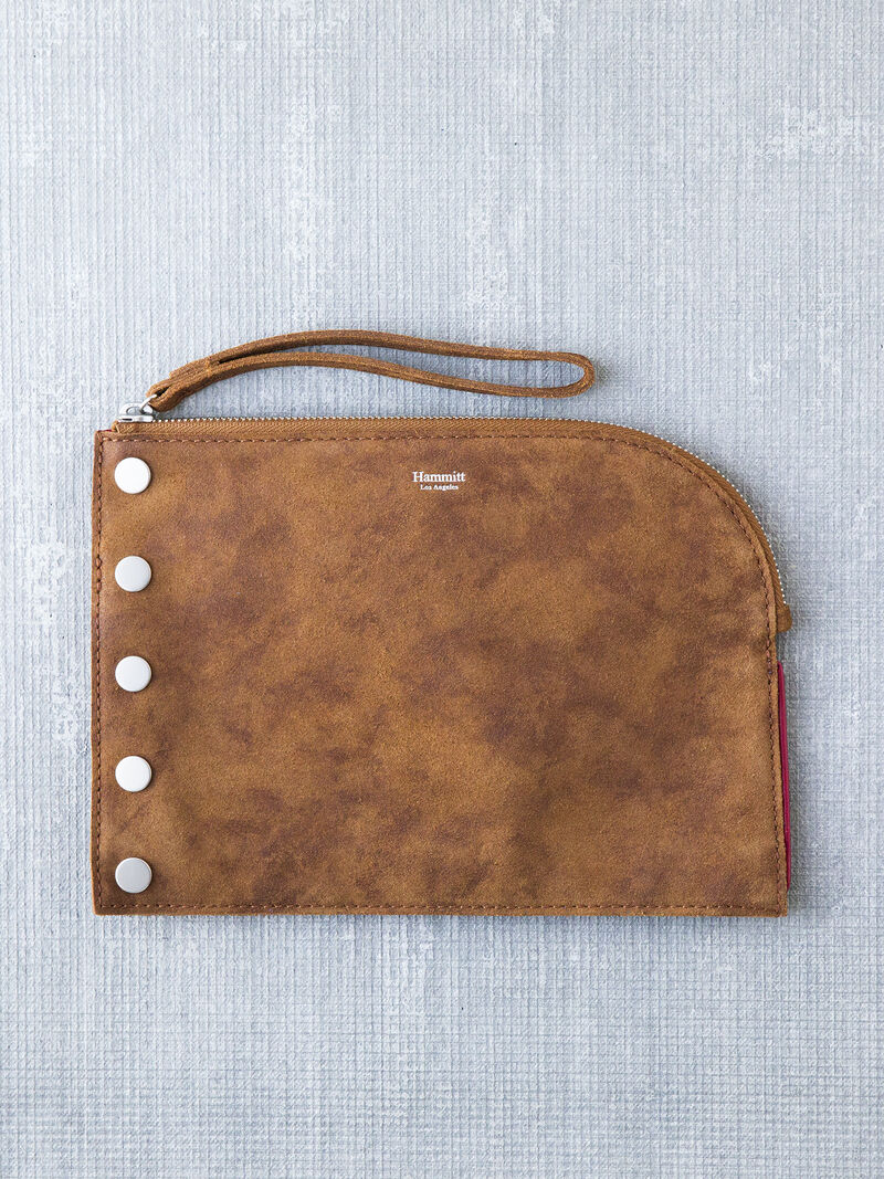 Woman Wears Hammitt Richard Large Clutch image number 0