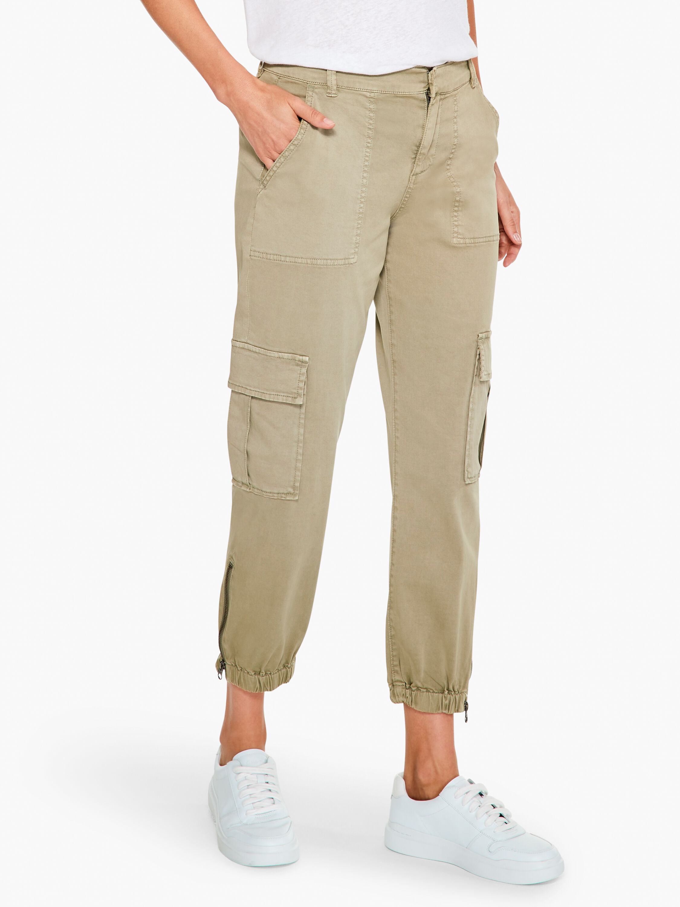 Liverpool Cargo Trouser w Zip Hem NIC ZOE