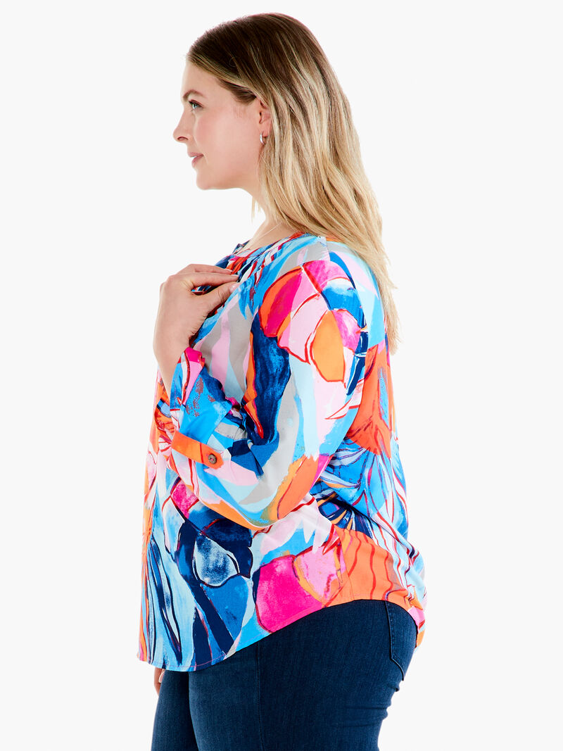 Woman Wears Tropical Mirage Top image number 1