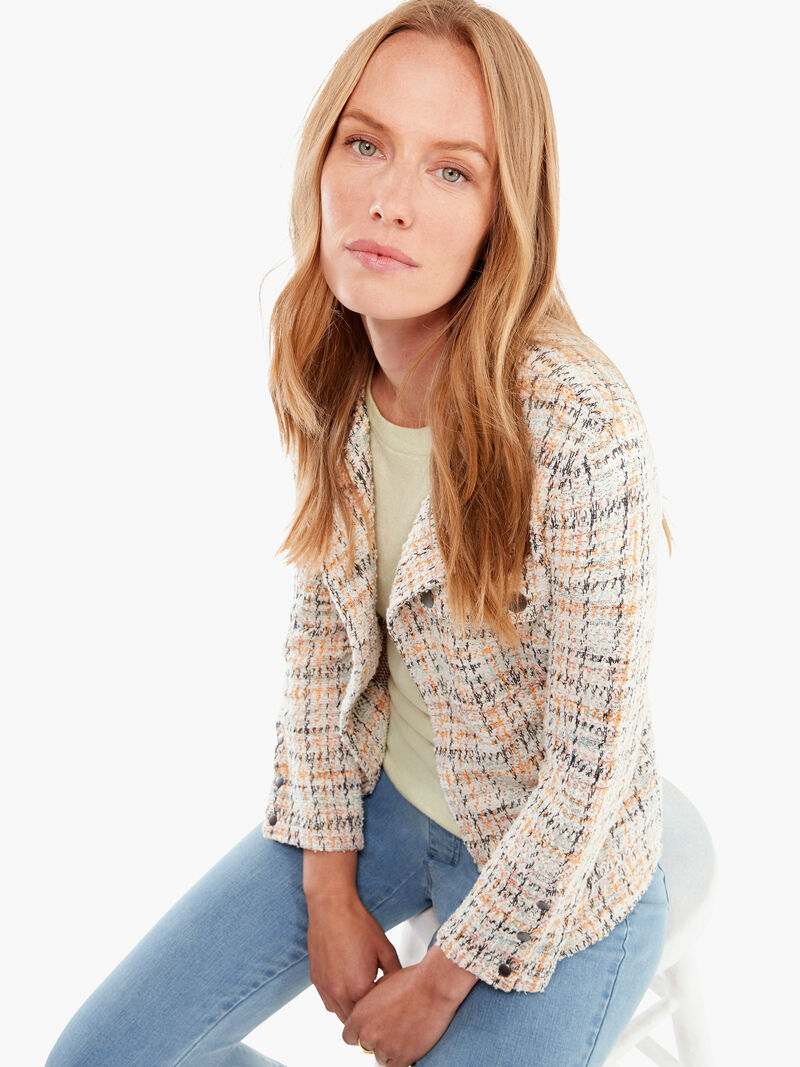 
                    Femme Plaid Jacket