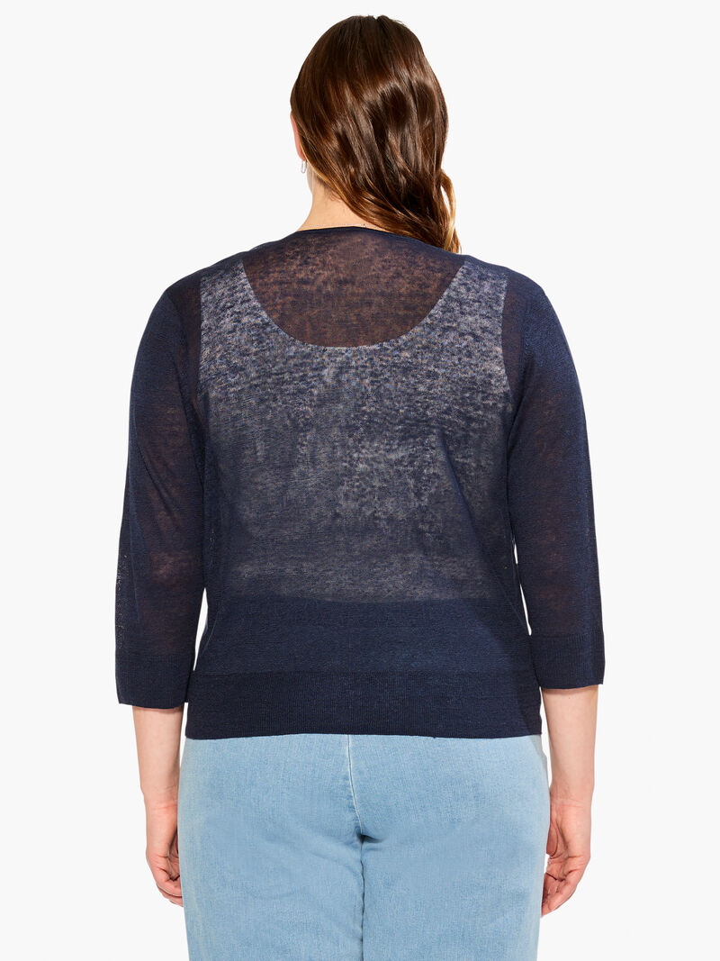 Woman Wears Easy Featherweight Cardigan image number 2