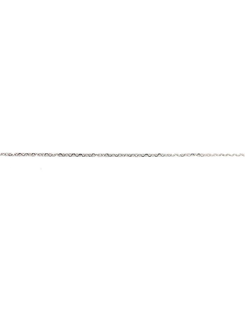 La-Soula 20" Sterling Silver Adjustable Cable Chain