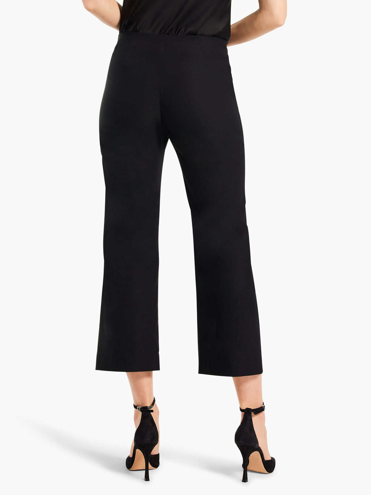 Polished Wonderstretch Wide-Leg Crop