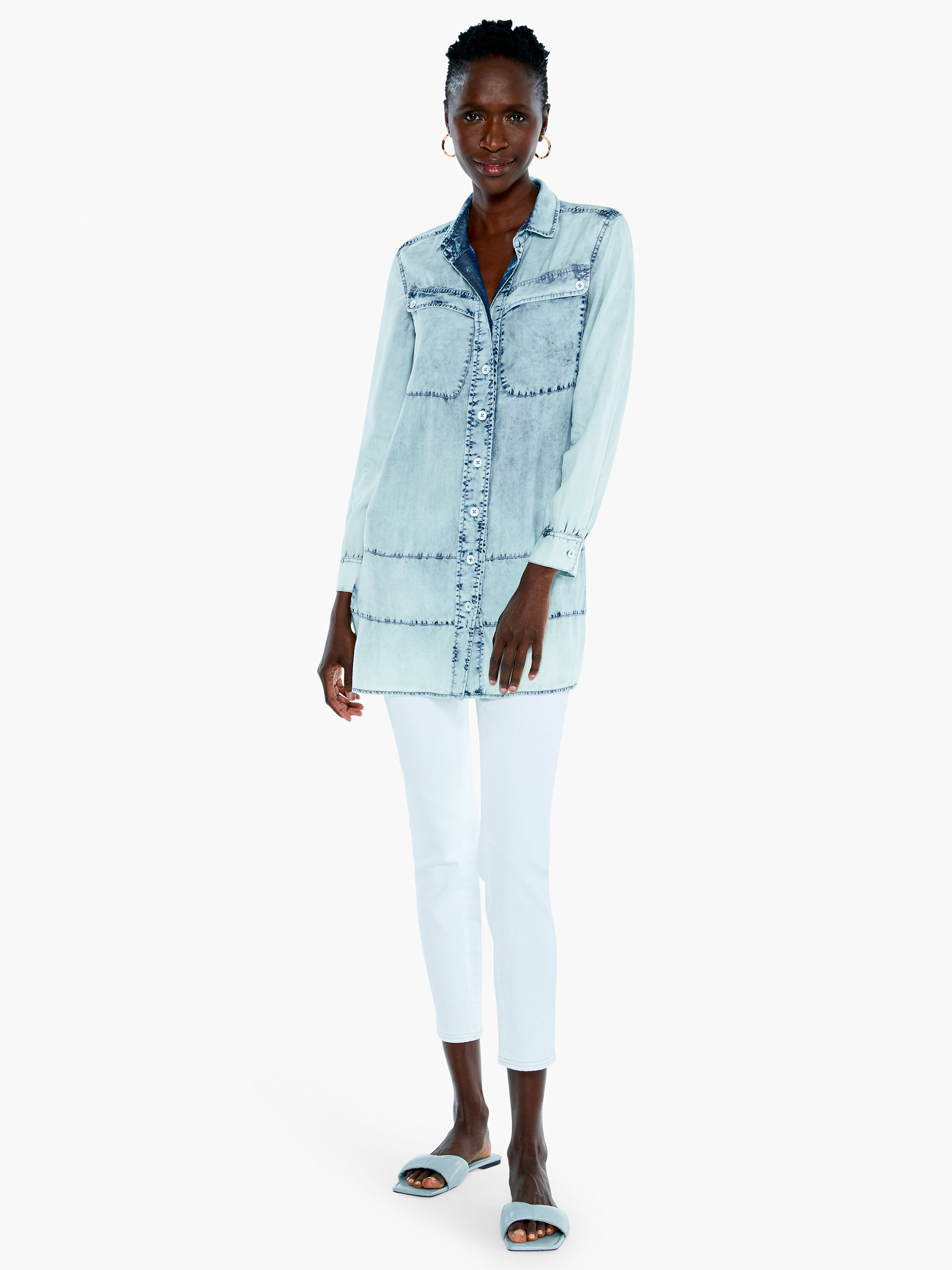 Nicole denim hotsell shirt dress