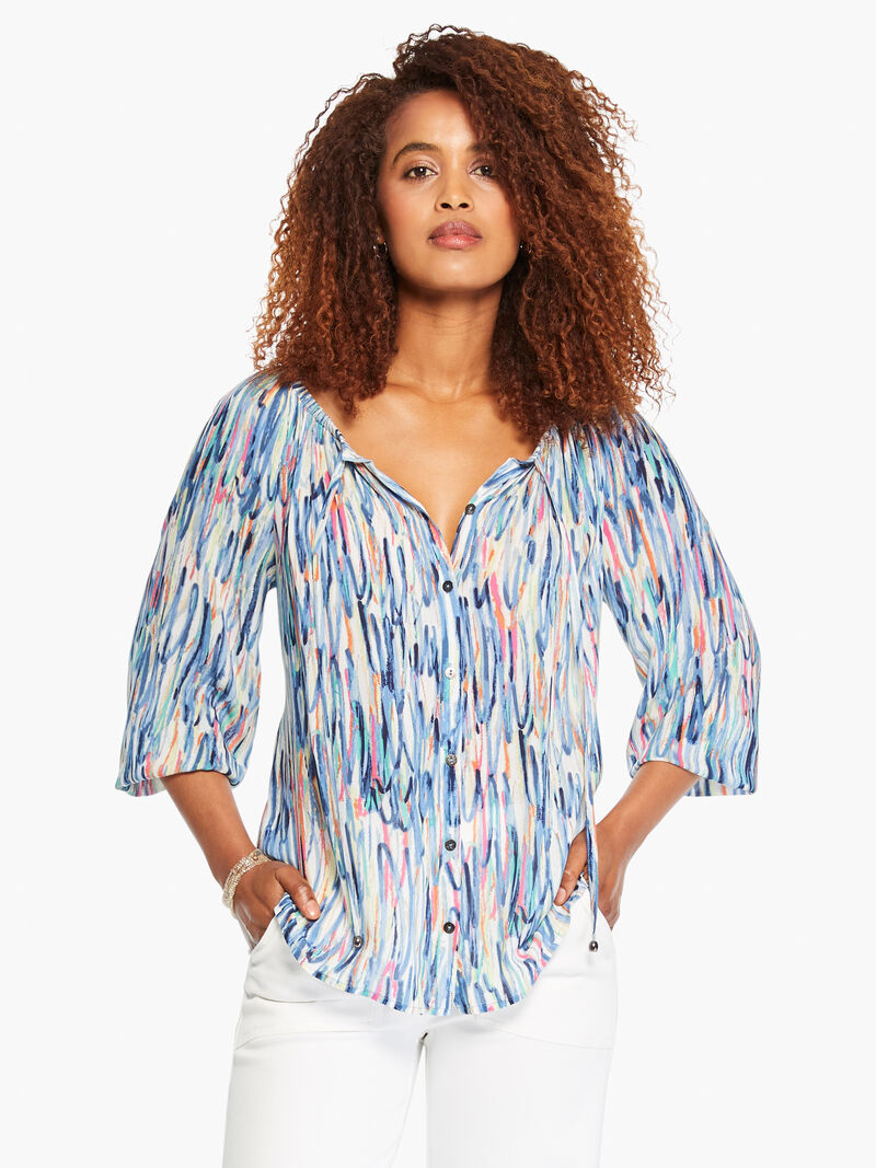 Woman Wears Toucan Shirt image number 1